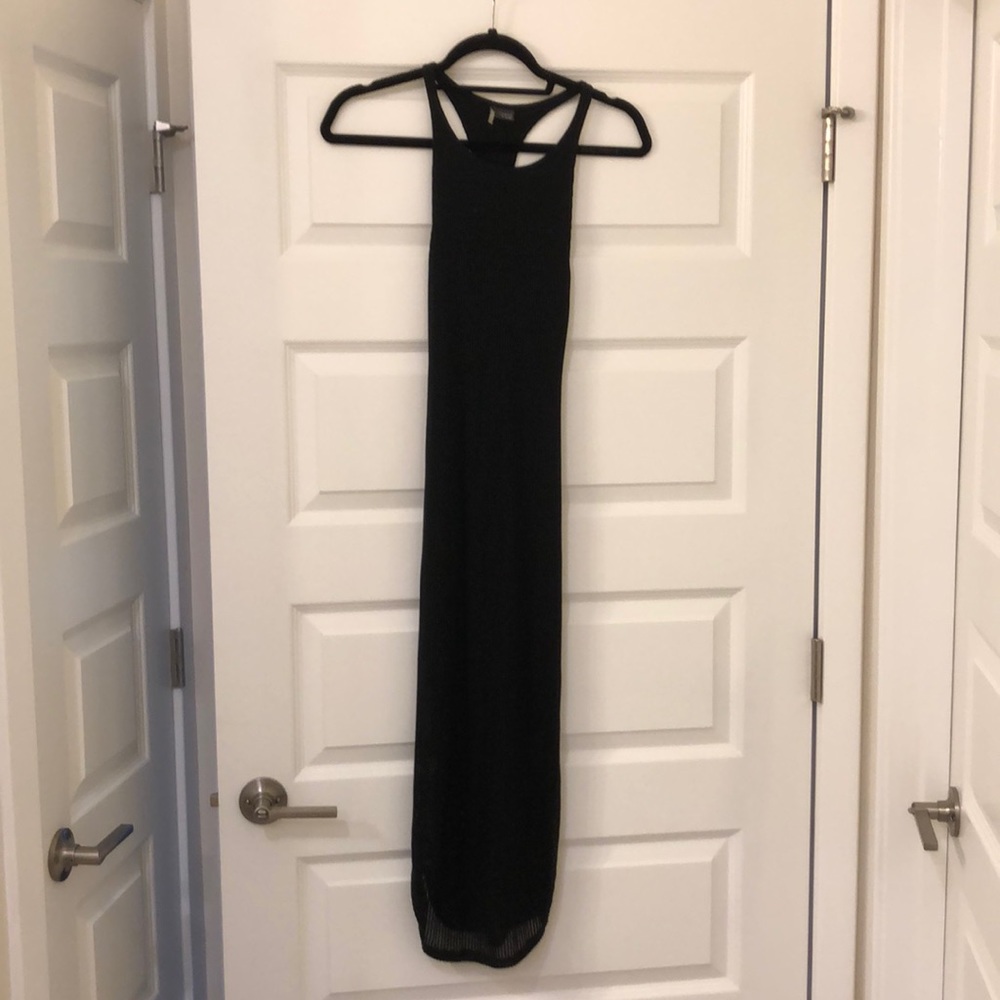 Sparkle and Fade long black dress